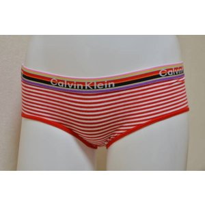 画像: デザイン ヒップハングショーツ ● 赤 ボーダーM